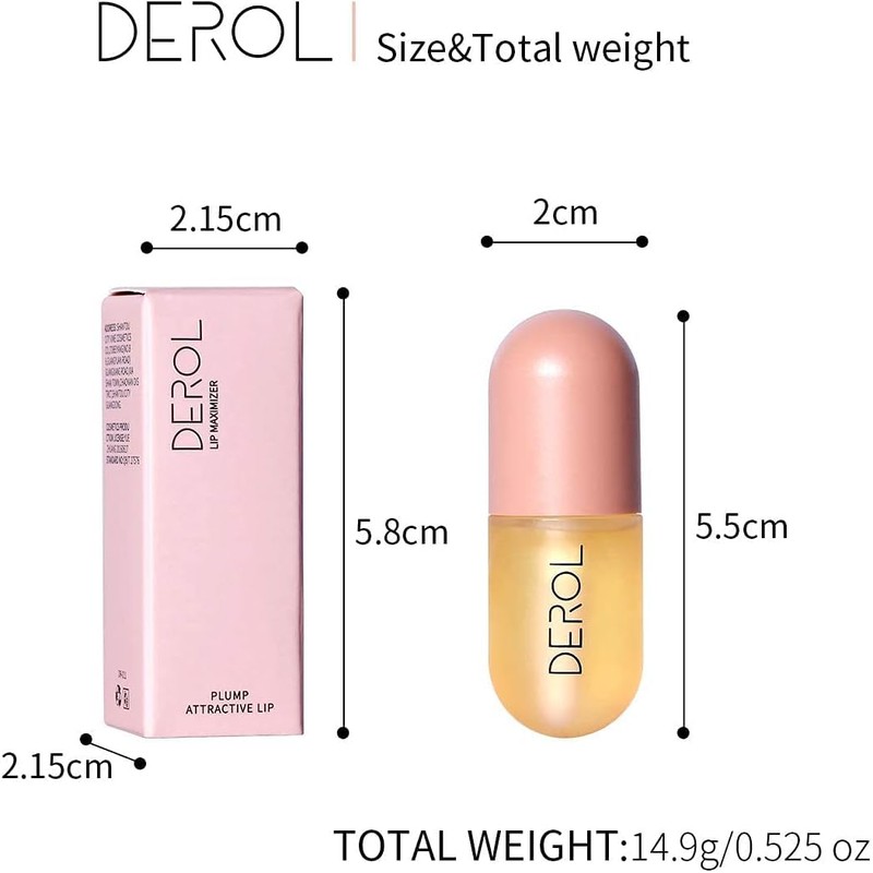 Reve Beauty Derol Lip Plumper Lip Gloss Lip Gloss 5.5ml