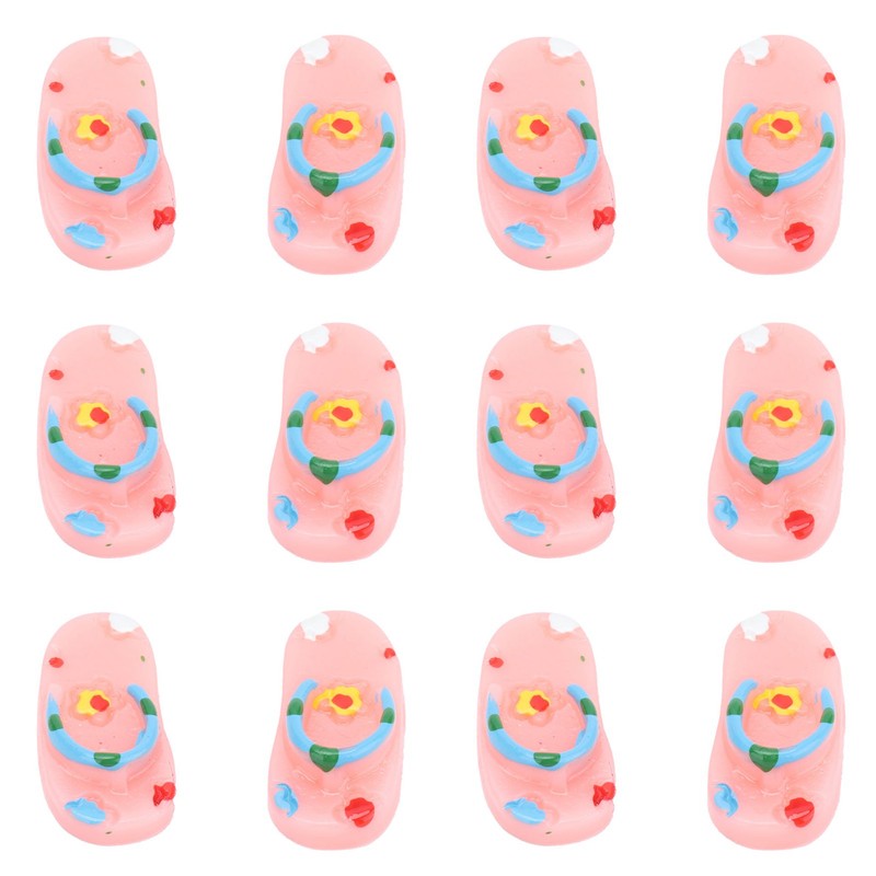 Mini Flip Flops Simulation Miniature Scene Models Dollhouse Accessories for