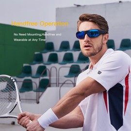 OhO Camera Glasses,4K Pro 24M Resolution H.265 Smart Glasses with Built-in 256GB Memory,UV400 Sunglasses for Outdoor Sport