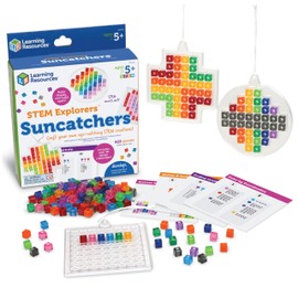 Learning Resources STEM Explorers Suncatchers, 433 Pieces, Ages 5+, STEM Toys, Science for Kids, Building Toys, STEM Projects