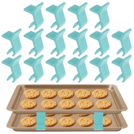16Pcs Baking Sheet Stackers, Space-Saving Tray Stackers, Reusable Trays Stacking Holder, Kitchen Countertop for Canteens Fast Food Restaurants，Multipurpose Baking Tray Stackers for Freeze Dryer Trays