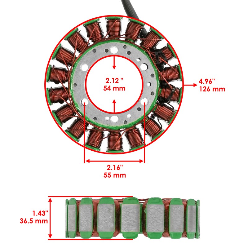 For Suzuki Stator for Suzuki Boulevard C50 VL800Z K5 2005