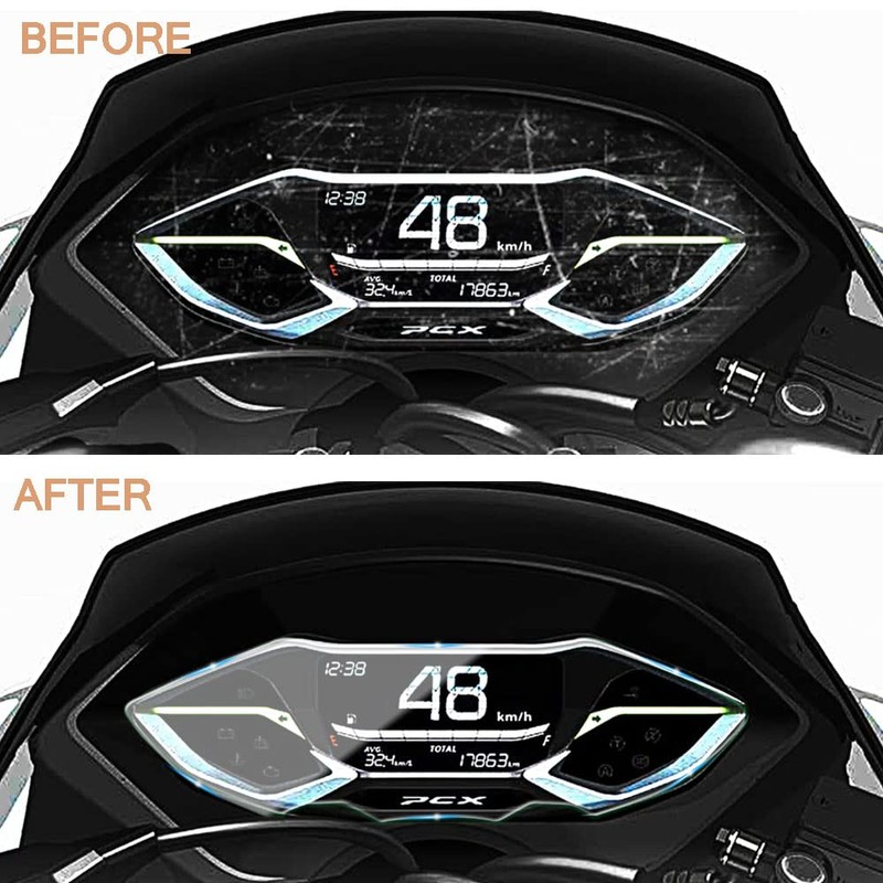 For Honda PCX160 Motorcycle Cluster Scratch Protection Film Screen Scratch