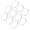 10Pcs Stainless Steel Bangle 1.6mm Adjustable Expandable Coil Bracelet DIY