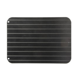 Quick Defrosting Tray Non Stick Coating Rugged Highly Efficient Defrosting Plate for Kitchen Home S:23x16.5x0.3cm/9.1x6.5x0.1in
