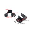 Coshar 4Pcs Heavy Duty Bed Rail Fittings Black Bed Frame