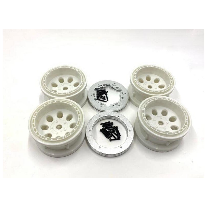 SO060 2.2 Beadlock Rings Rims/Wheels hex 12mm AXIAL Wraith AX10