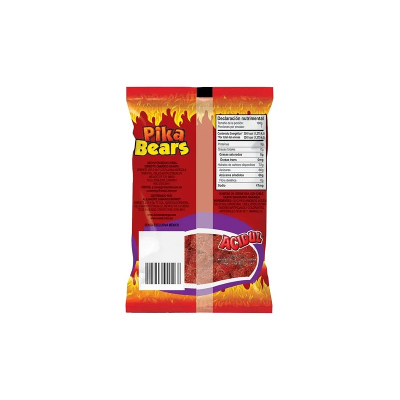 Gomita Ositos Enchilada Pika Bears Michelada Acidul 1 Kg