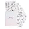 In The Slightest - Student Planner Stickers - Clear Black