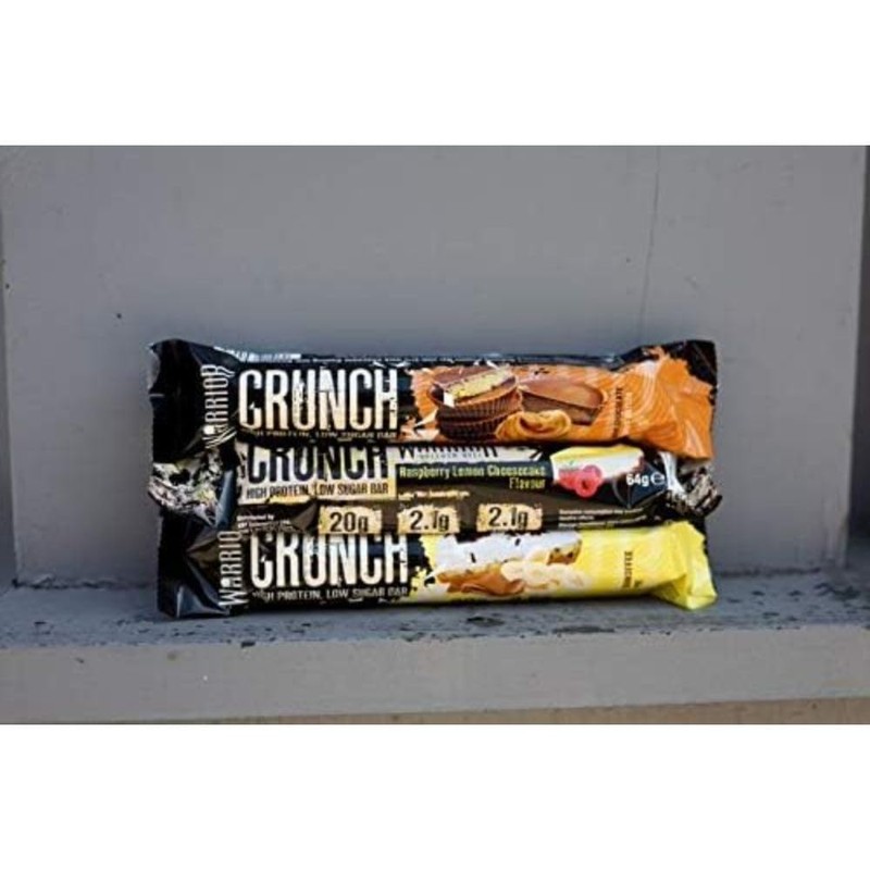 Warrior Crunch Bars Banoffee Pie 12 x 64g