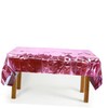 NOLITOY 4pcs Shiny Fringe Tablecloths Tinsel Backdrop for Memorable Boy
