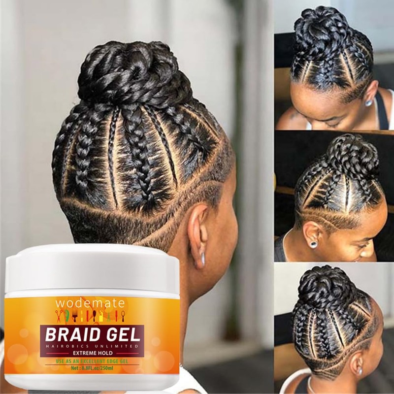 Braided Gel with Good Support for Twists, Curls, Braids and