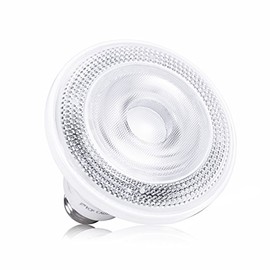 TCP LED12P30D27KFL 12W Long Neck Dimmable LED PAR30, 850 Lumens of 2700K Soft White Flood Light - 40° Beam Angle in a Smooth White Housing with E26 Base, 25,000 Hour Life (Case of 4)