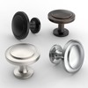 FURNIWARE 12 Pack Cabinet Hardware Sturdy Knobs, Kitchen Door Cabinet