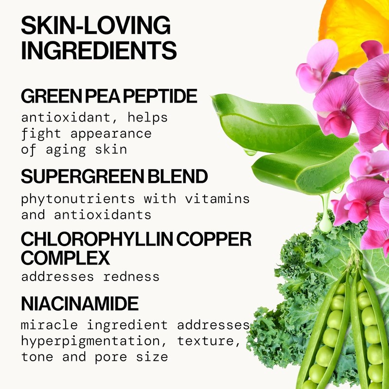 Pacifica Beauty Kale Smoothie Refining Lotion Face Moisturizer Serum Assists