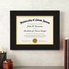 Fxojyvo Black 11x14 Diploma Frame, Display Document 8.5 x 11