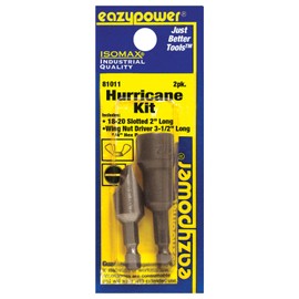 EAZYPOWER 81011 Hurricane 18-20 Slot & Wing Nut Driver 2pk