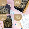 bloomdailyplanners bloom daily planners Contact Book, Gold Embroidery