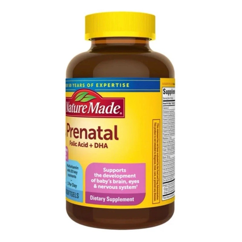 Nature Made Prenatal Multi Vitamin + DHA, 200 mg DHA,