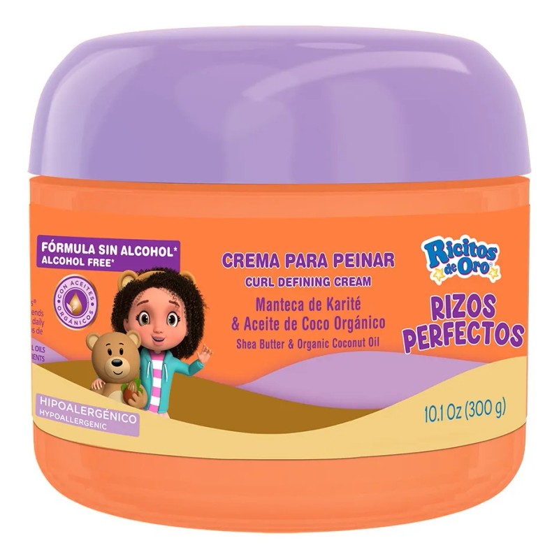 Ricitos De Oro, Crema Para Peinar Rizos Perfectos, 300 Gr