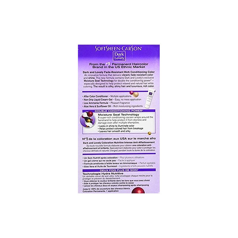 Dark & Lovely Color #371, Jet Black, 1 Count