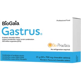 Bio-Practica BioGaia Gastus Chewable Tablets 21 g, 30 Tablets