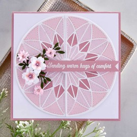 SPELLBINDERS Quilted Stained Glass Window