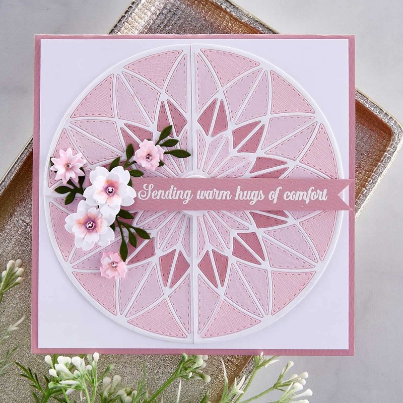 SPELLBINDERS Quilted Stained Glass Window