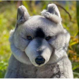Auswella Keeweenaw Plush Grey Wolf