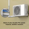GCGOODS Decorative PVC Lineset Cover Kit Parts Accessories, 3" W