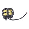 40W Motorcycle Headlight LED Spotlight Yellow Light Waterproof for Off