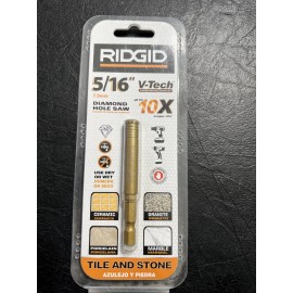 RIDGID 5/16 in. Diamond Hole Saw HD-VBHS516 Tile And Stone NEW