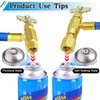 Boltigen R134A Refrigerant Recharge Kit, Refrigerator Freon Recharge Kit, Fridge