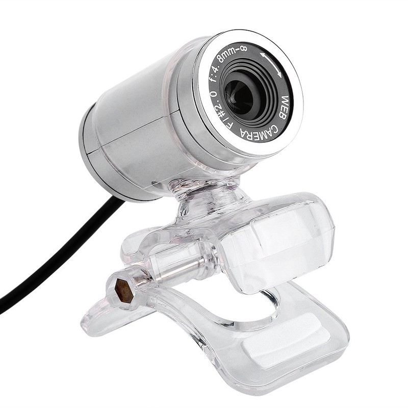 Web Camera, USB Webcam Clip-on 360 Degree 12 Megapixel HD