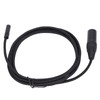 3.5mm Female to 3 Pin XLR Male Cable 24K Gold
