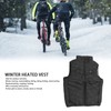 USB Electric Heating Vest Lightweight Warming Comfortable Breathable Waterproof Heated
