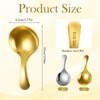 Mini Gold Silver Spoons, 304 Stainless Spoons for Canisters, 3