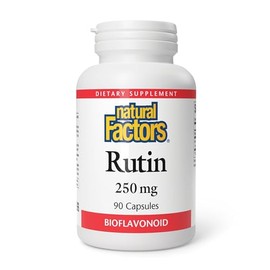 Natural Factors - Rutin 250mg, A Citrus Bioflavinoid, 90 Capsules