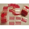 200-1 1/4" w X 3/4" h +20 Free Red Dice