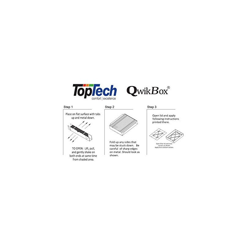 TopTech TechPure TT-FM-1625 QB OEM Replacement Filter - QwikBox(R)-(Assembly Required,