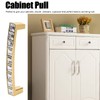 Crystal Pull Modern Cabinet Handle Bling Gold Zinc Alloy Drawer