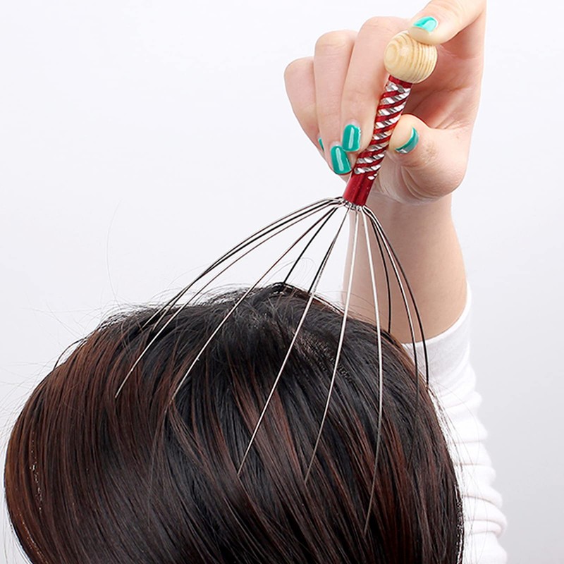 Steel Wire Head Massager Scalp Massager Head Massage Deep Relaxation