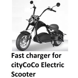 coming data 🔥fater battery charger for cityCoCo Electric Scooter Charger 67.2V 3A (not 2A)