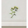 C&F Home Cinnamon Flower White Hemstitch Decor Decoration Guest Towel