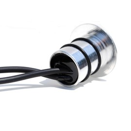 Custom Install Parts 4 Pack White LED Light Deck Landscape Garden Lighting Kit with Transformer and Outdoor Photocell Dusk to Dawn Automatic Sensor