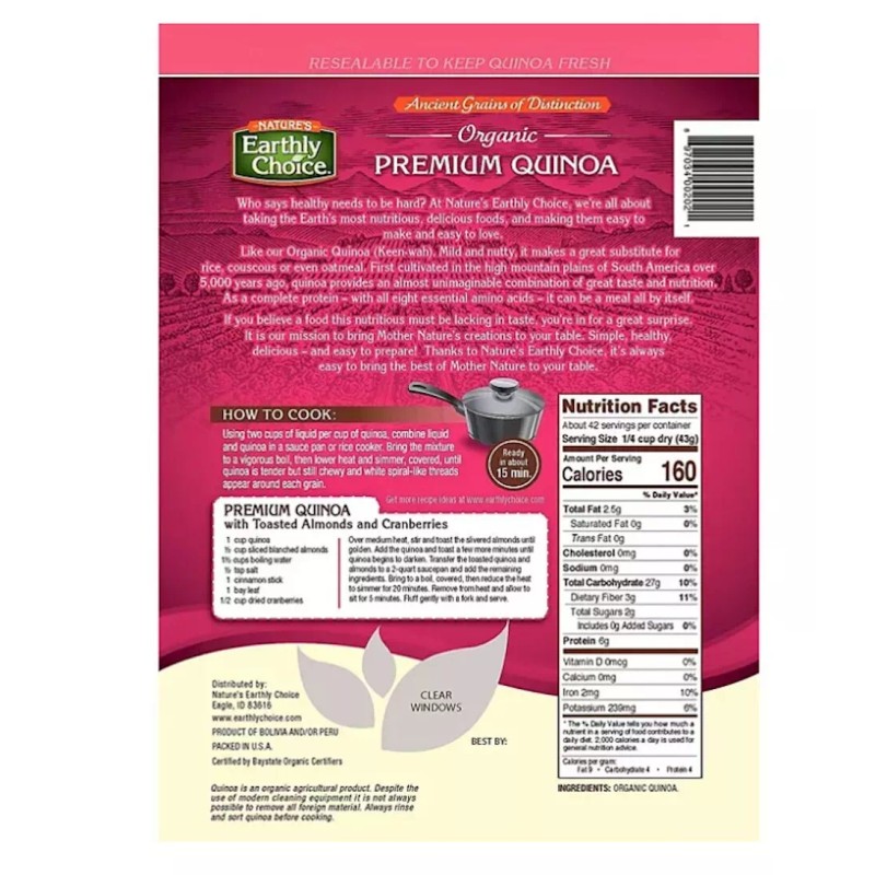 Nature's Earthly Choice Quinoa (64 oz.)