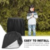 Totority Small Round BBQ Grill Cover Heavy Duty Weatherproof Cover