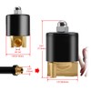 Heschen Brass Electric Solenoid Valve 1/4 Inch DC 24V Direct