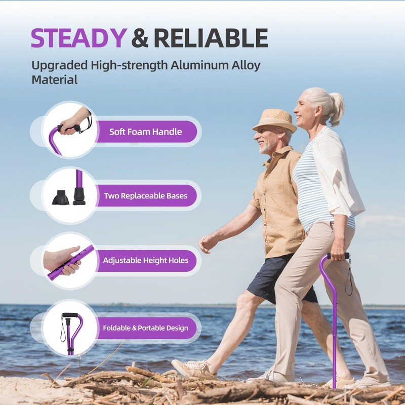 BeneCane Walking Cane for Men & Women Adjustable Cane with