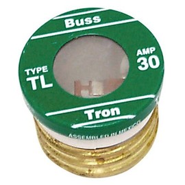 Bussman TL-30PK4 30 Amp TL Edison Plug Time Delay Fuse 4 Count